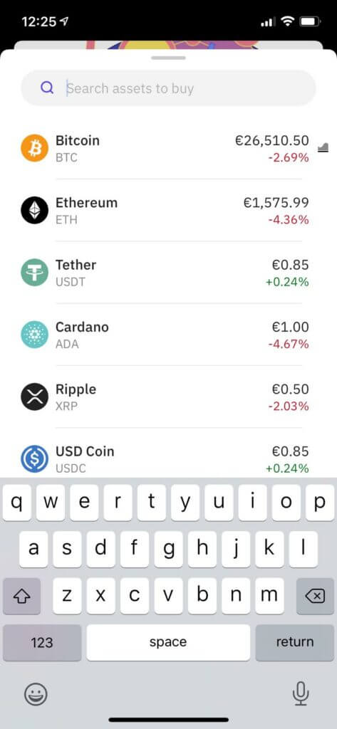 pick which assets you want to buy