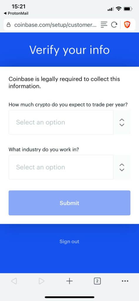coinbase crypto related questions