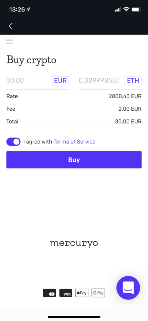 Buy crypto from 3rd party at KuCoin