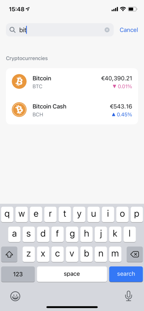 Searching for Bitcoin at Revolut