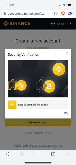 binance desktop app stuck on login auth